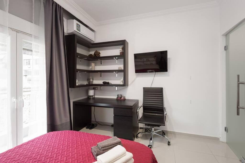 Modern Office Apartment.Wifi,2A/C,Luxury Fur/Tures Thessaloniki Exterior foto