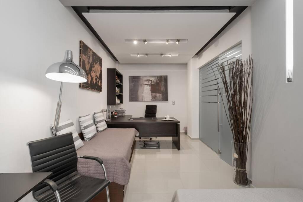 Modern Office Apartment.Wifi,2A/C,Luxury Fur/Tures Thessaloniki Exterior foto